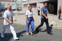 Split: Premijer Plenković u obilasku ozlijeđenih u požaru Split: Premijer Plenković u obilasku ozlijeđenih u požaru