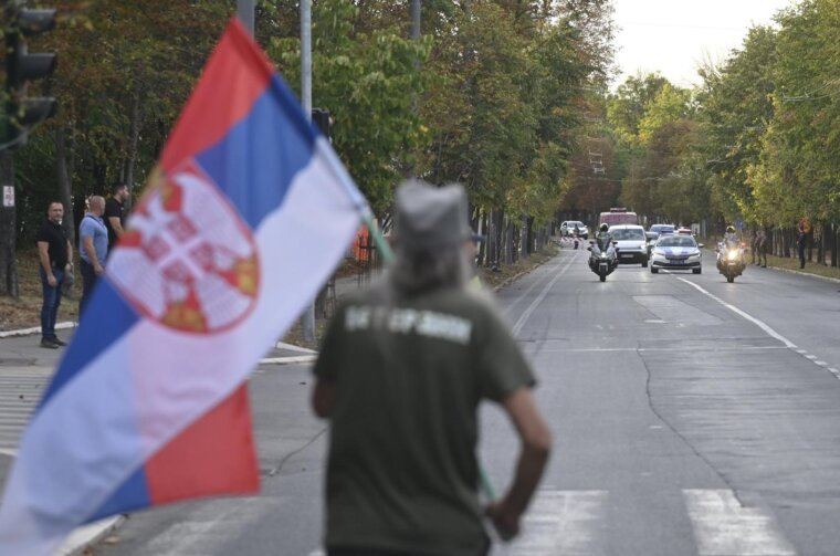 Beograd: Kolona vozila s tijelom Ratka Mladića stigla je na  Vojnomedicinsku akademiju