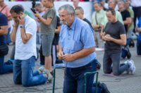 Zagreb: Molitelji na glavnom gradskom trgu prve subote u mjesecu Zagreb: Molitelji na glavnom gradskom trgu prve subote u mjesecu