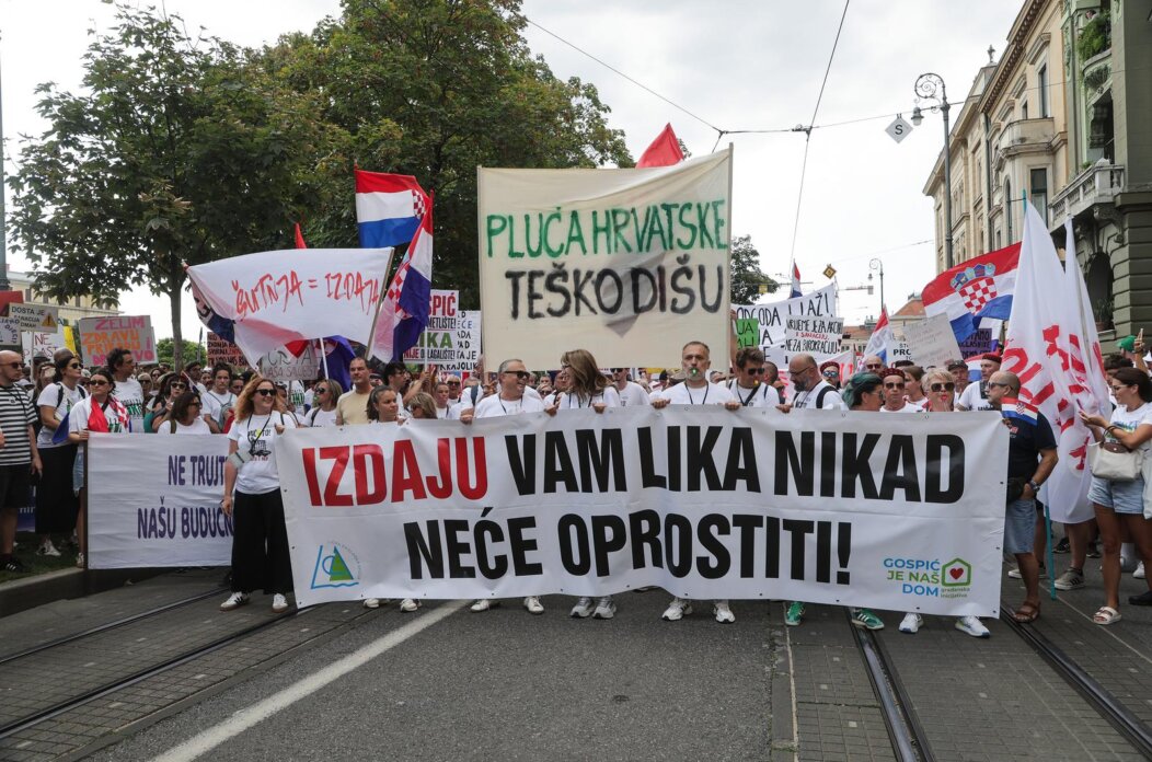 Veliki prosvjed u Zagrebu zbog zagađenja i opasnog otpada u Lici