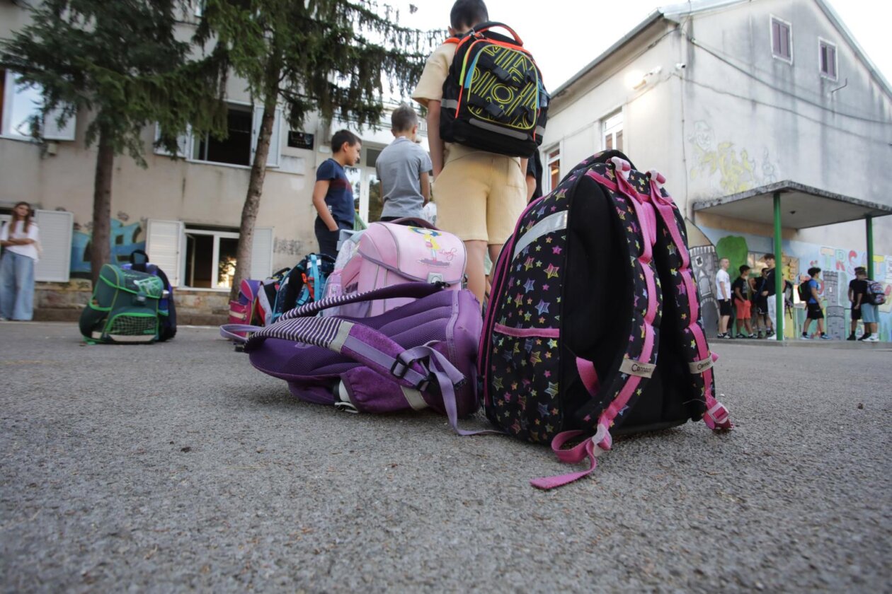 Rijeka: Prvi dan škole u osnovnoj školi Trsat Rijeka: Prvi dan škole u osnovnoj školi Trsat