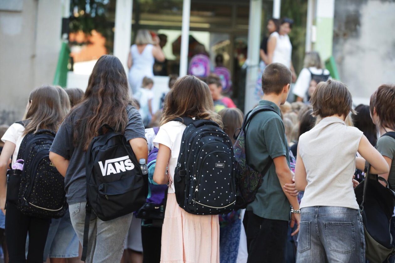 Rijeka: Prvi dan škole u osnovnoj školi Trsat Rijeka: Prvi dan škole u osnovnoj školi Trsat