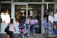 Rijeka: Prvi dan škole u osnovnoj školi Trsat Rijeka: Prvi dan škole u osnovnoj školi Trsat