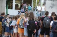 Rijeka: Prvi dan škole u osnovnoj školi Trsat Rijeka: Prvi dan škole u osnovnoj školi Trsat