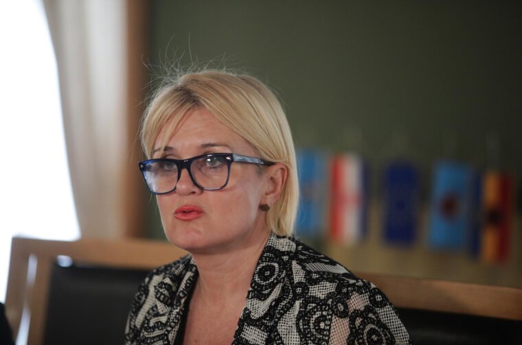 Rijeka: Gradonačelnica Iva Rinčić održala konferenciju za medije Rijeka: Gradonačelnica Iva Rinčić održala konferenciju za medije