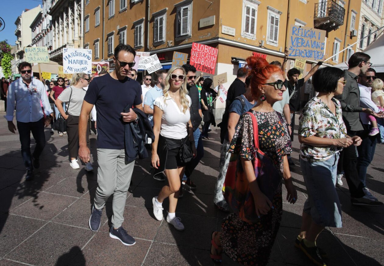 Rijeka: Povorka Hod za slobodu pod nazivom “Naš izbor, naš zakon”