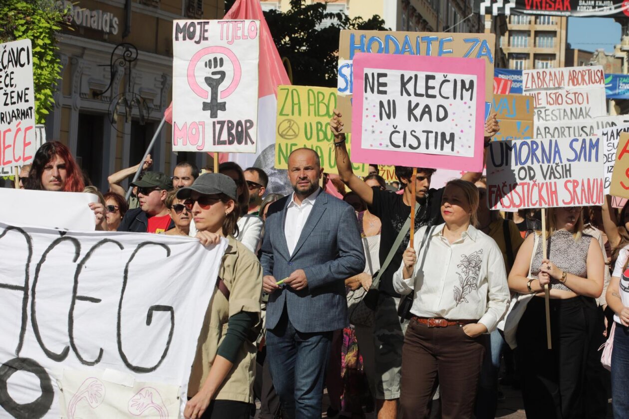 Rijeka: Povorka Hod za slobodu pod nazivom “Naš izbor, naš zakon”