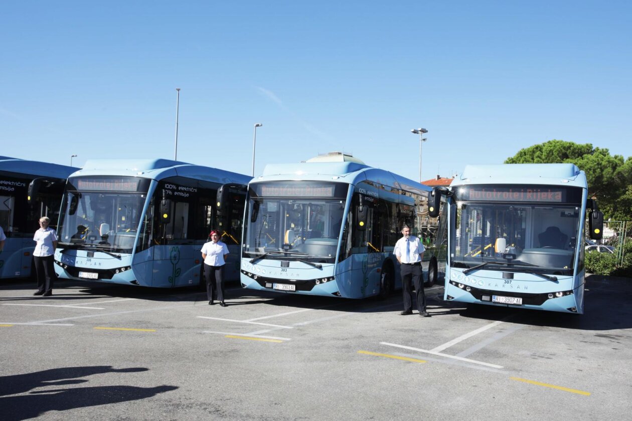 Rijeka: Predstavljanje osam novih elektri?nih autobusa Autotroleja Rijeka: Predstavljanje osam novih elektri?nih autobusa Autotroleja