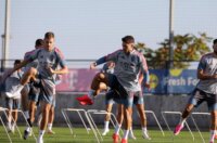 Rijeka: Hrvatski nogometni reprezetativci odradili trening