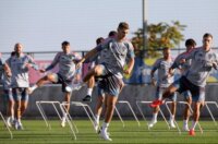 Rijeka: Hrvatski nogometni reprezetativci odradili trening