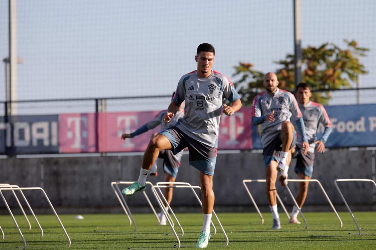 Rijeka: Hrvatski nogometni reprezetativci odradili trening