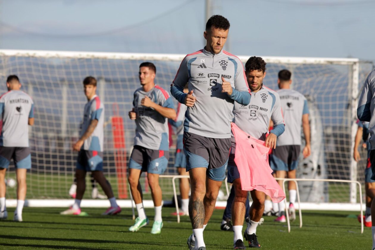 Rijeka: Hrvatski nogometni reprezetativci odradili trening