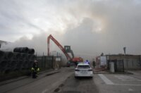 Rijeka: Izbio požar u skladištu Metisa na Kukuljanovu