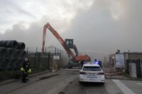 Rijeka: Izbio požar u skladištu Metisa na Kukuljanovu