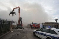 Rijeka: Izbio požar u skladištu Metisa na Kukuljanovu