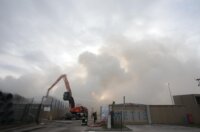 Rijeka: Izbio požar u skladištu Metisa na Kukuljanovu