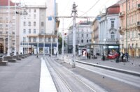 Zagreb: Počeo štrajk ZET-a, Trg prazan kao za vrijeme korone