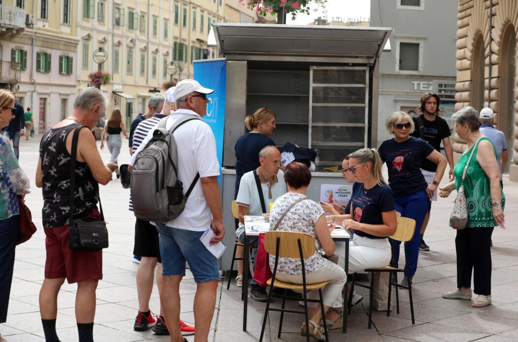 Rijeka: Javnozdravstvena akcija Hrvatski dan moždanog udara