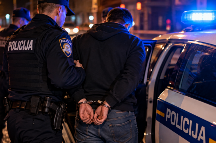 policija privođenje noć chat gpt